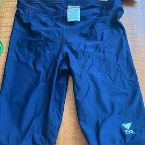 Swim boys Jammer navy TYR new in box with tags Navy